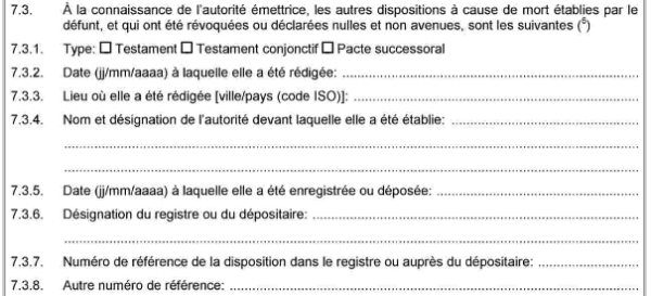 7. Succession testamentaire/ab intestat [Guide pratique formalisation CSE]