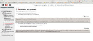 Repérer le nom de l'item à modifier